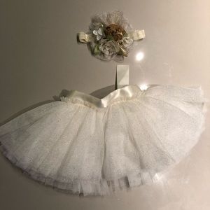 Baby girl tutu and crown set